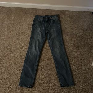 Straight leg jeans - short